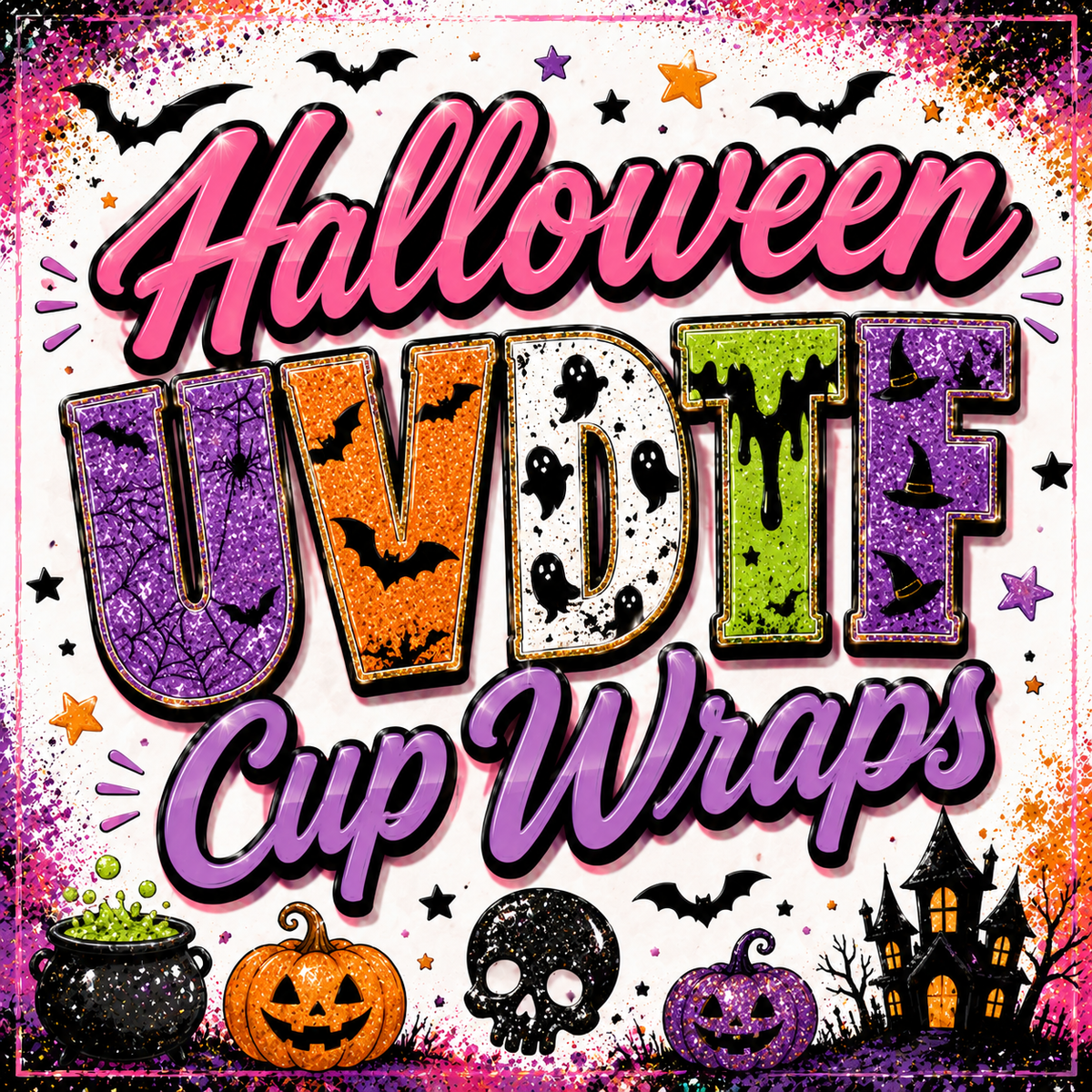 Halloween UVDTF Cup Wraps