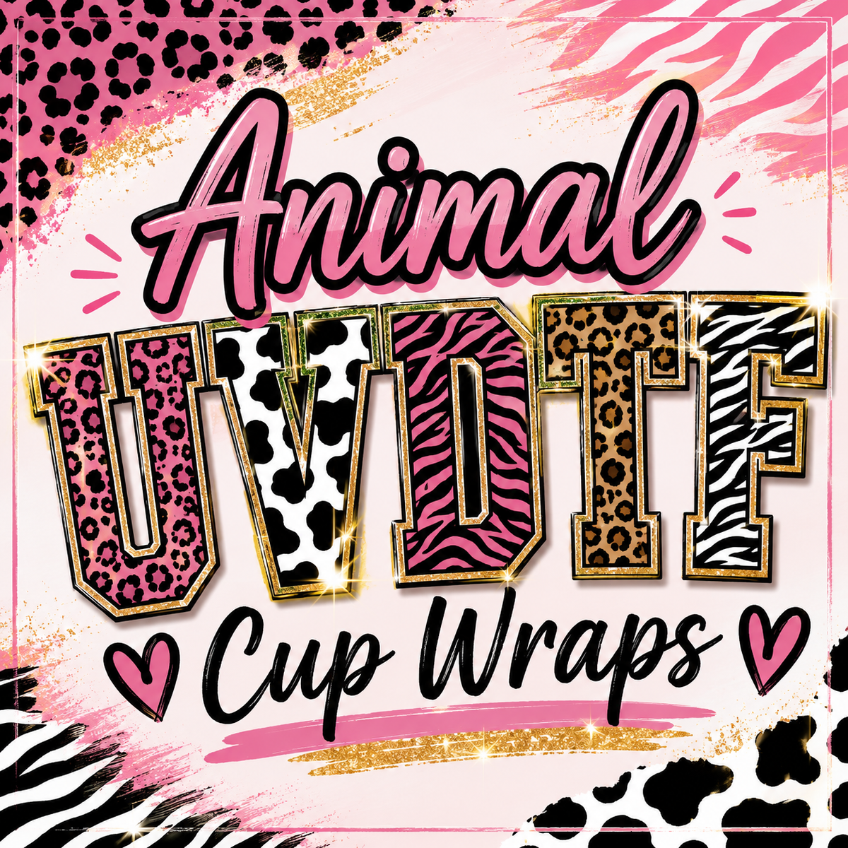 Animal UVDTF Cup Wraps