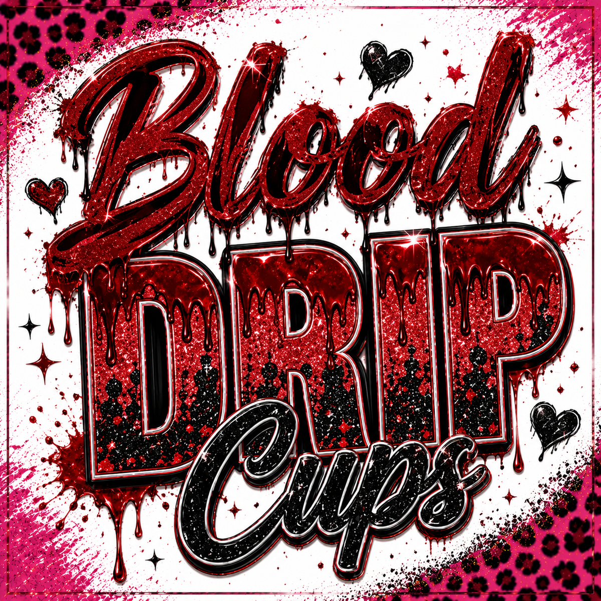 Blood Drip Cups