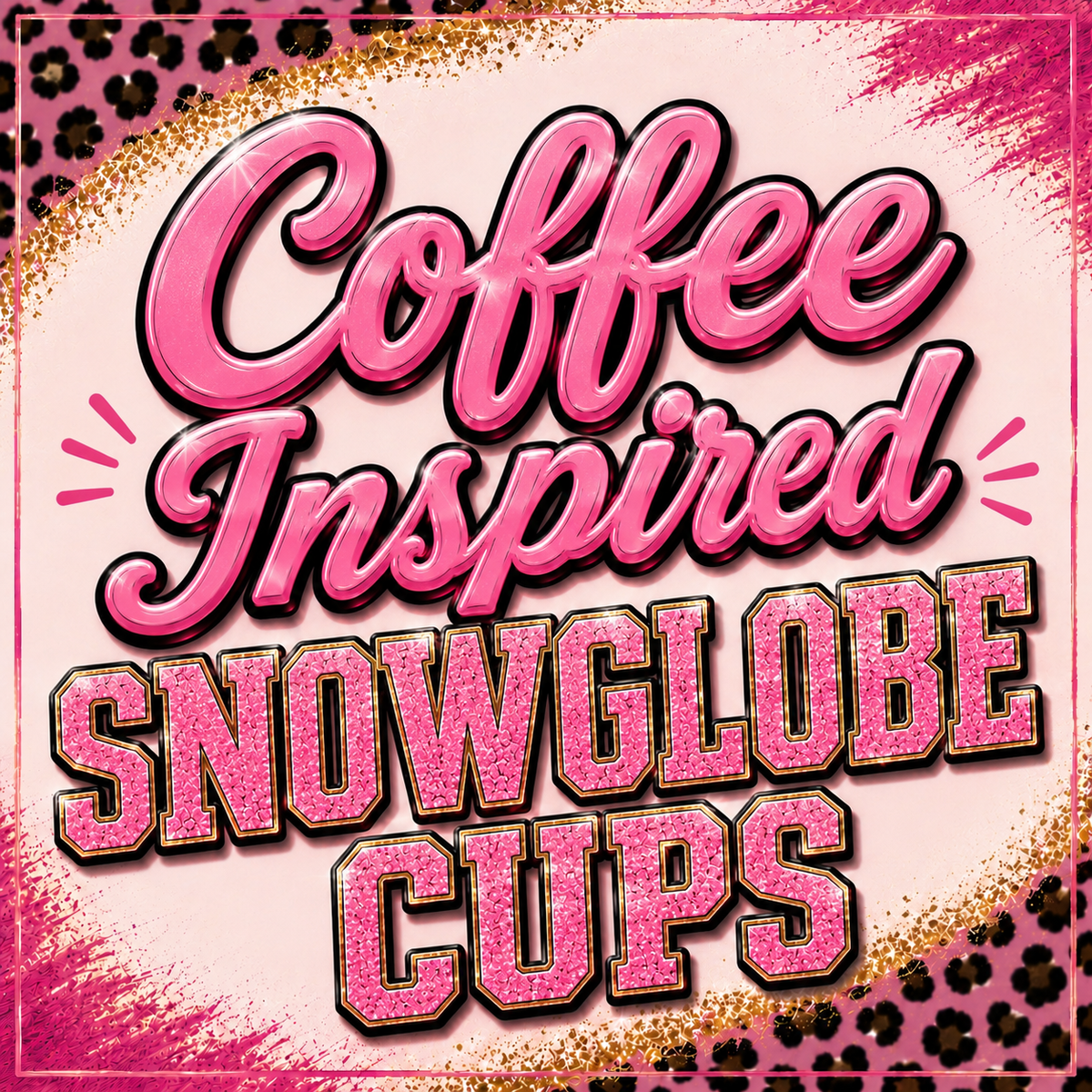 Coffee Inspired Snowglobes