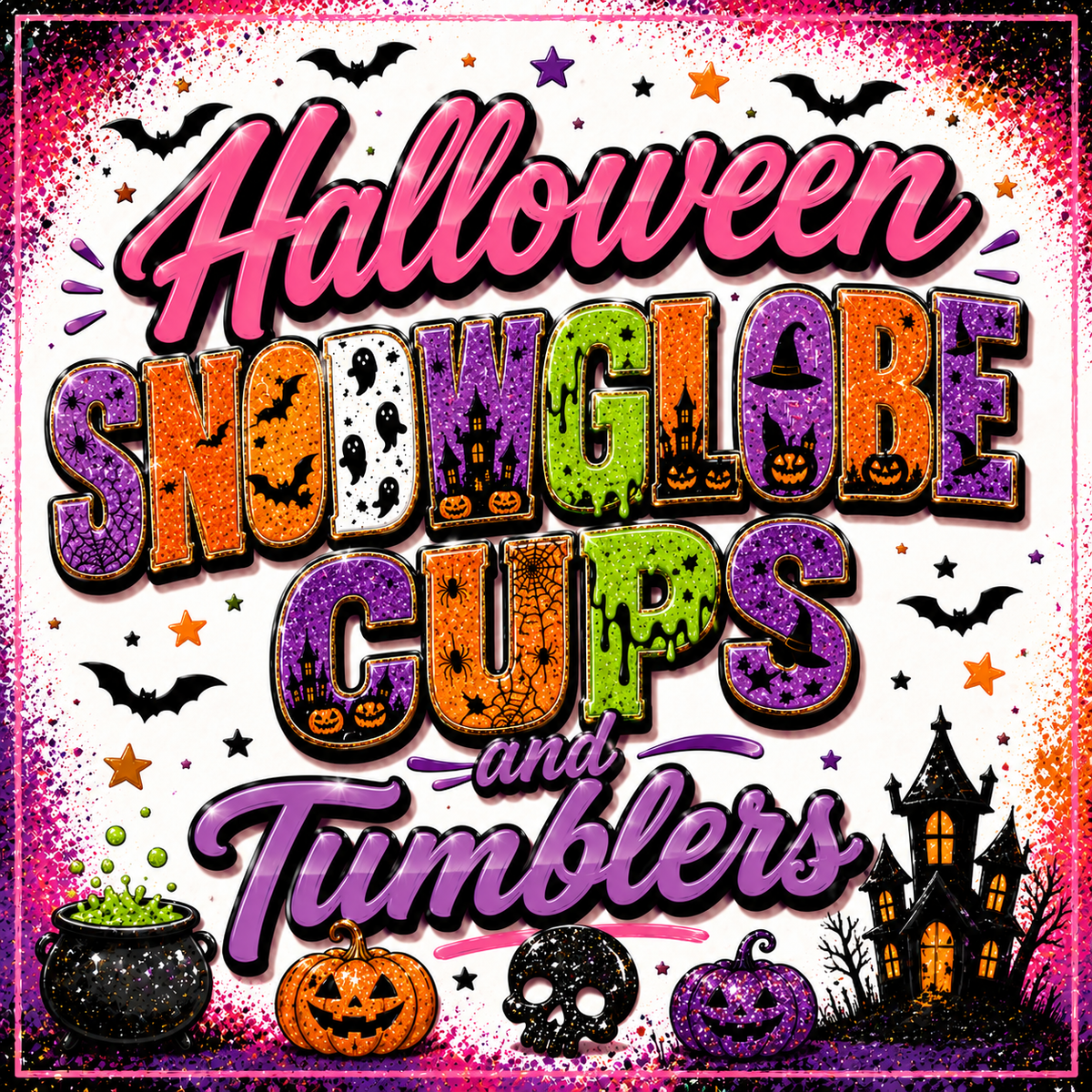 Halloween/Horror Snowglobe Cups&Tumblers