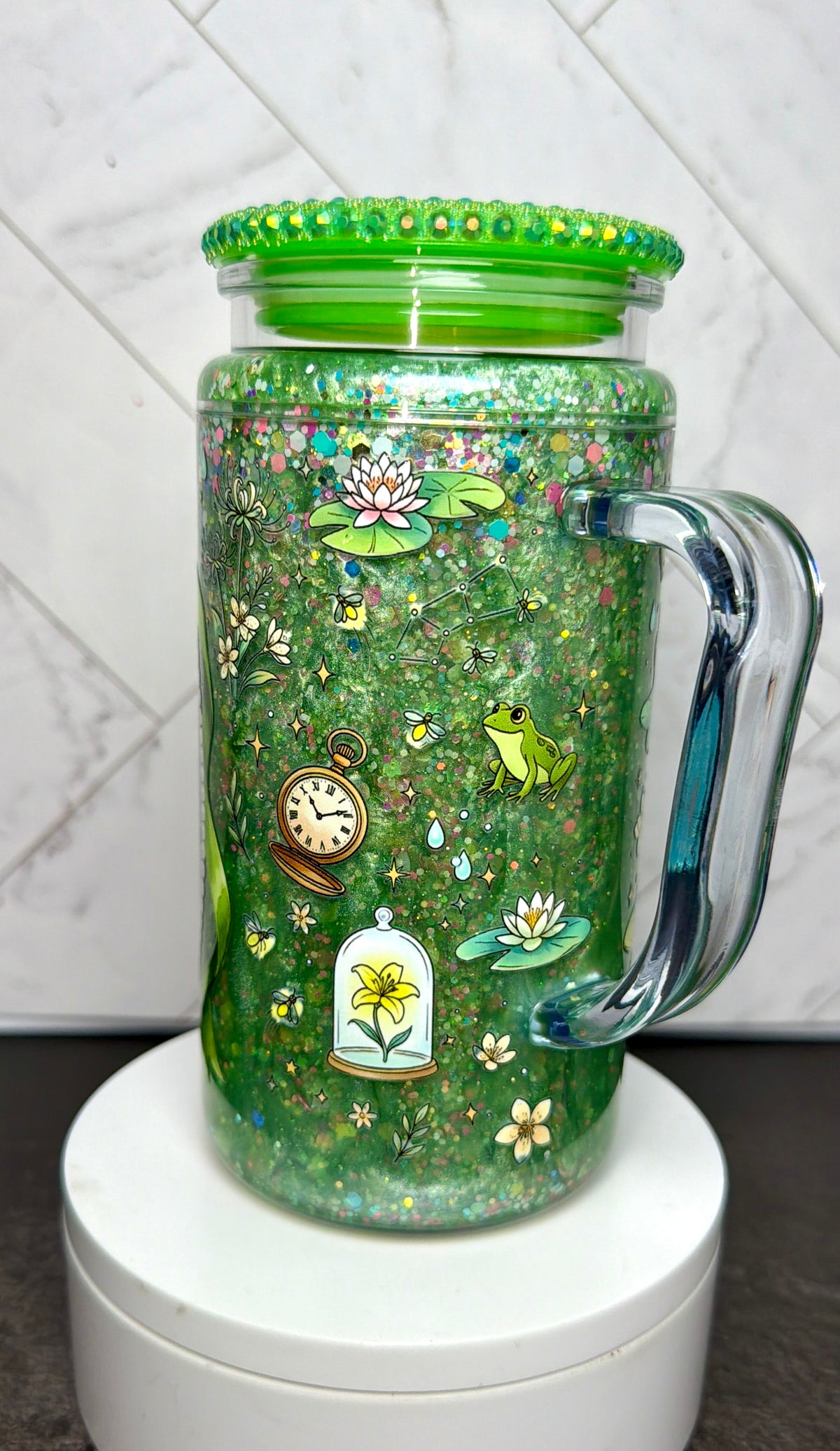 Emerald Enchanted Waterfall Cup