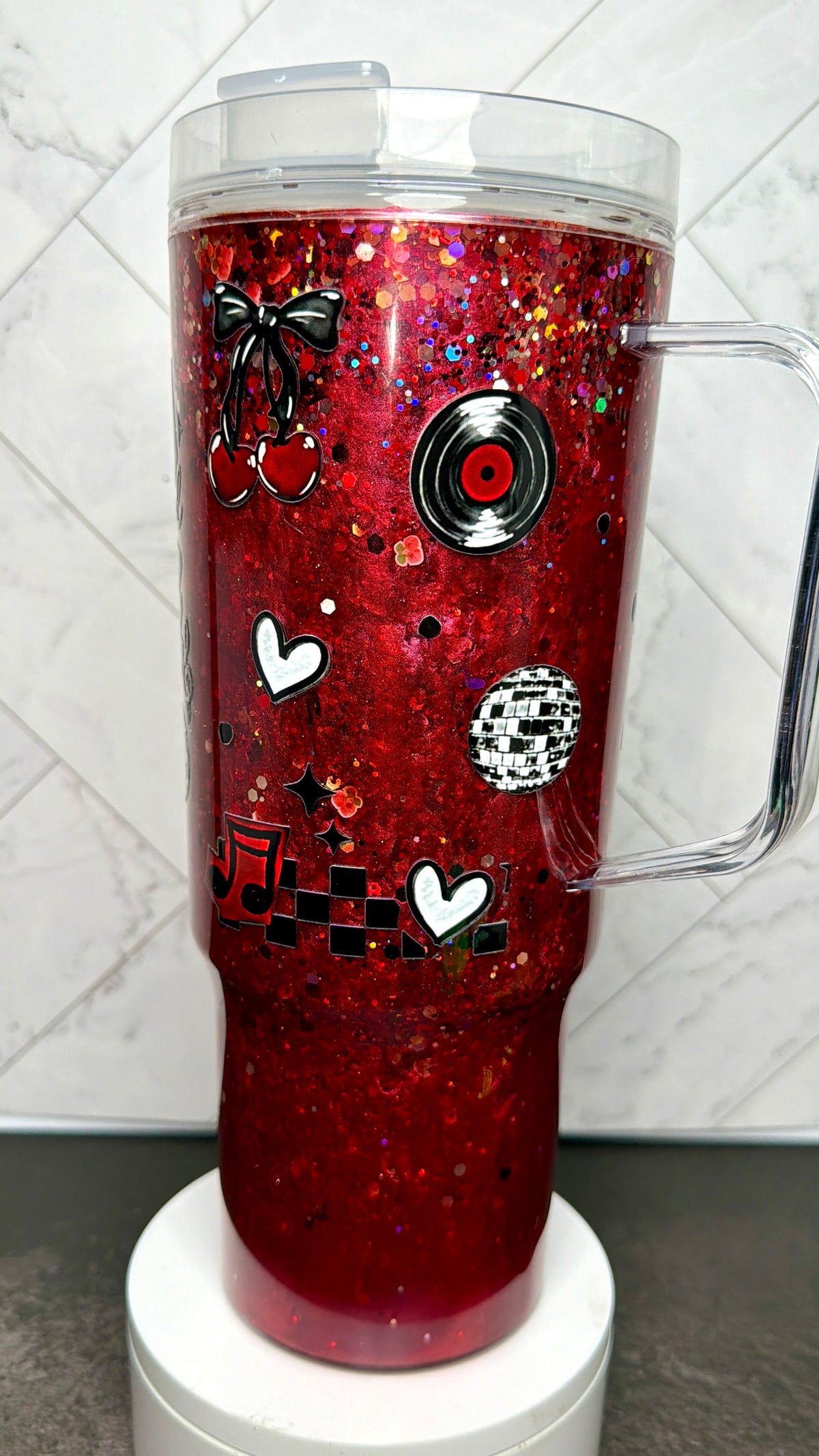 Music Waterfall Snowglobe Tumbler