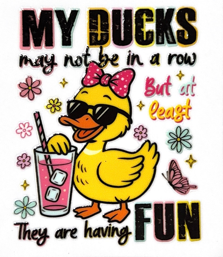 Ducks UVDTF Cup Wraps