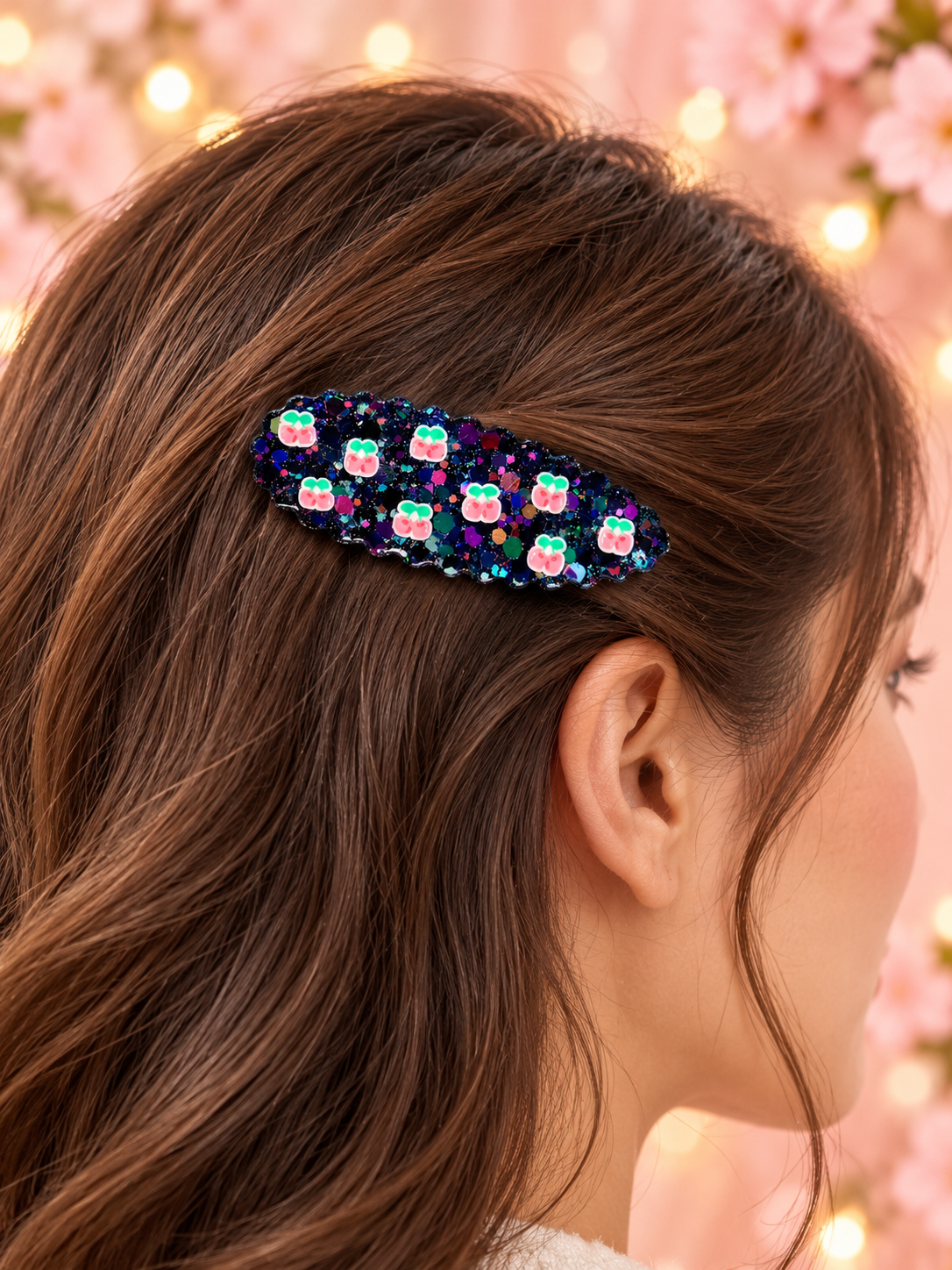 Cherry Hair Clips