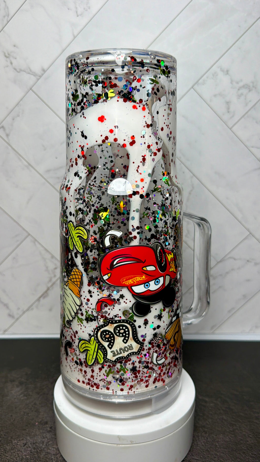 Route 66 Lava Snowglobe Cup