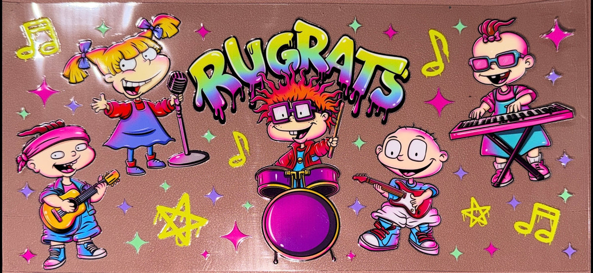 90s Cartoon UVDTF Cup Wrap