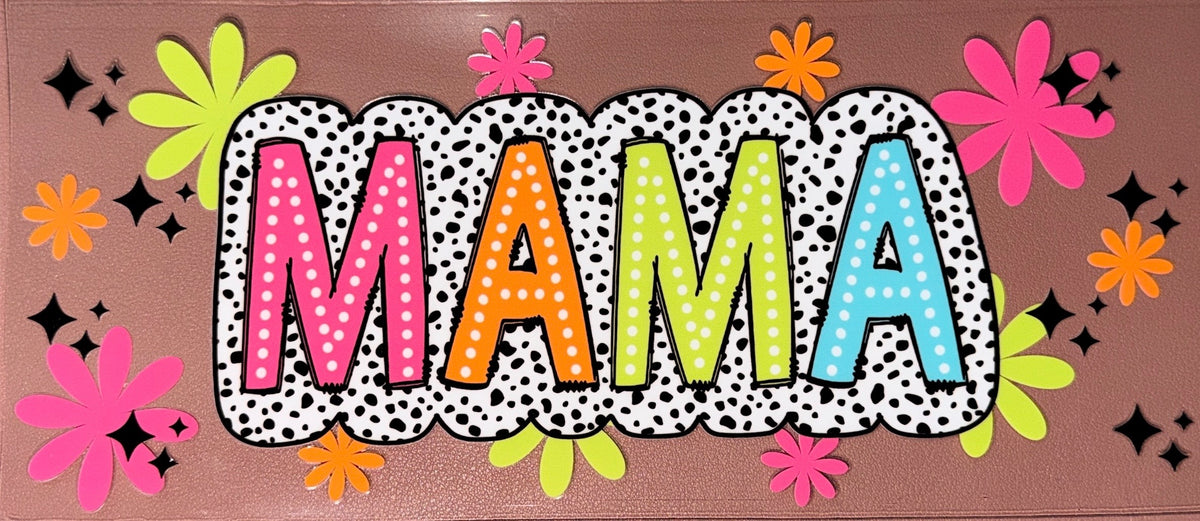 Polk a Dot Mama Uvdtf Cup Wrap