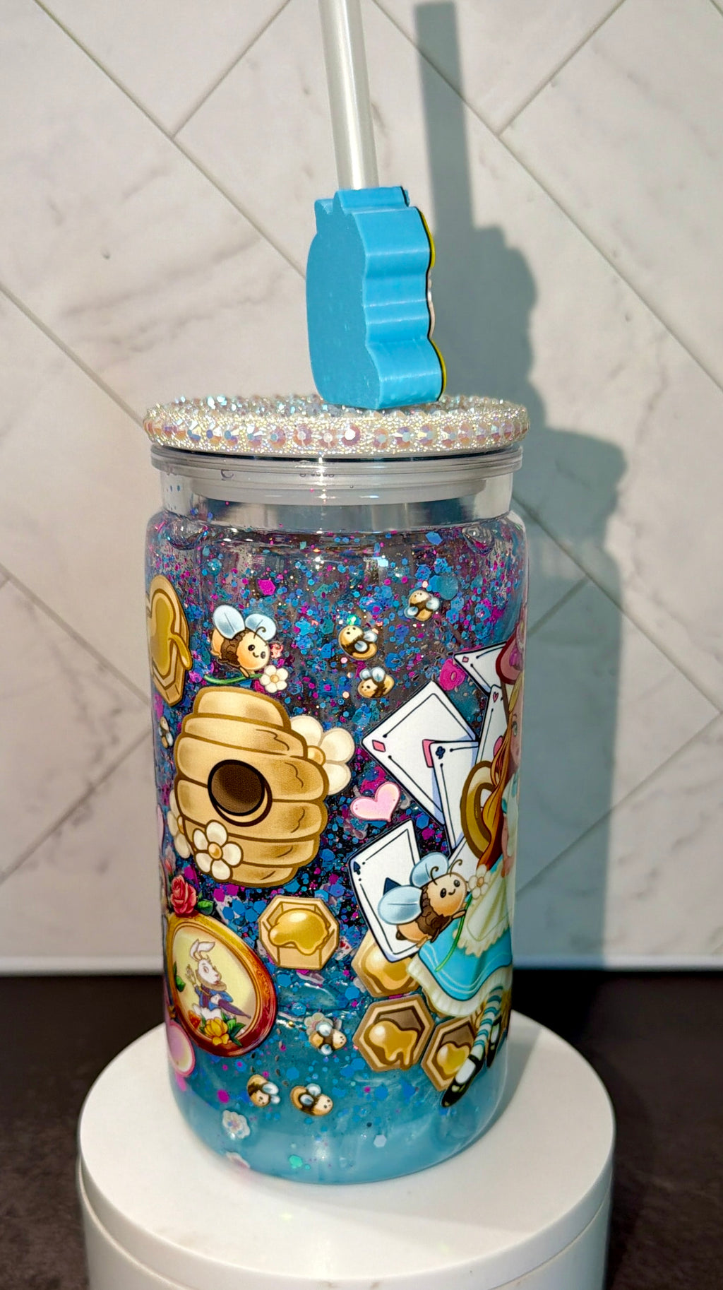 Tea Party Lava Snowglobe Cup