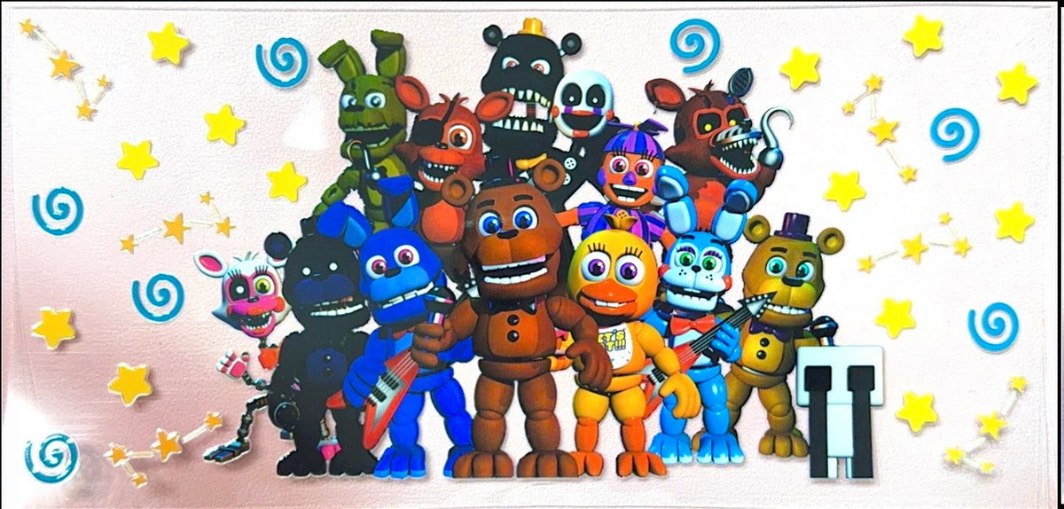 Five Nights Friends UVDTF Cup Wrap
