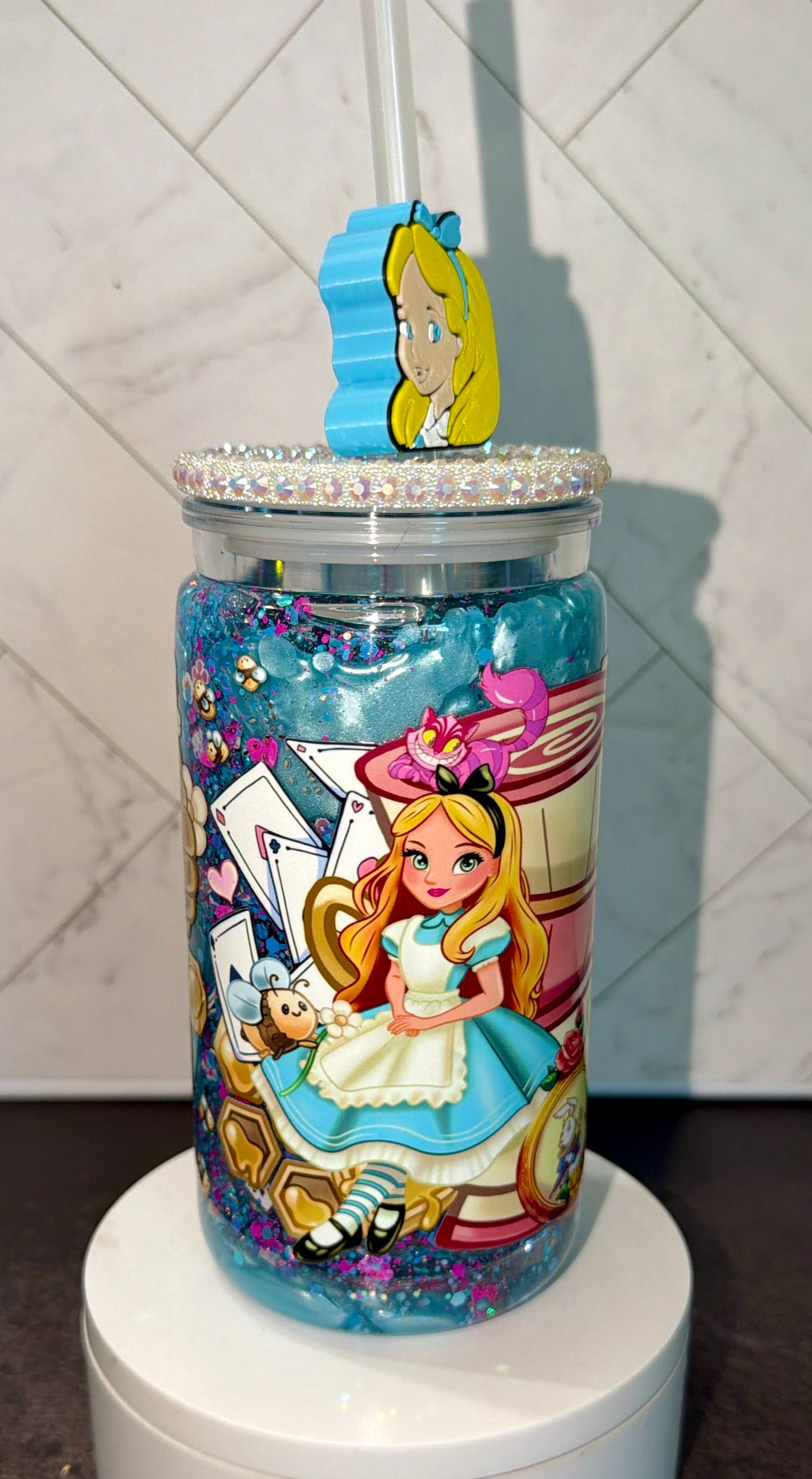Tea Party Lava Snowglobe Cup