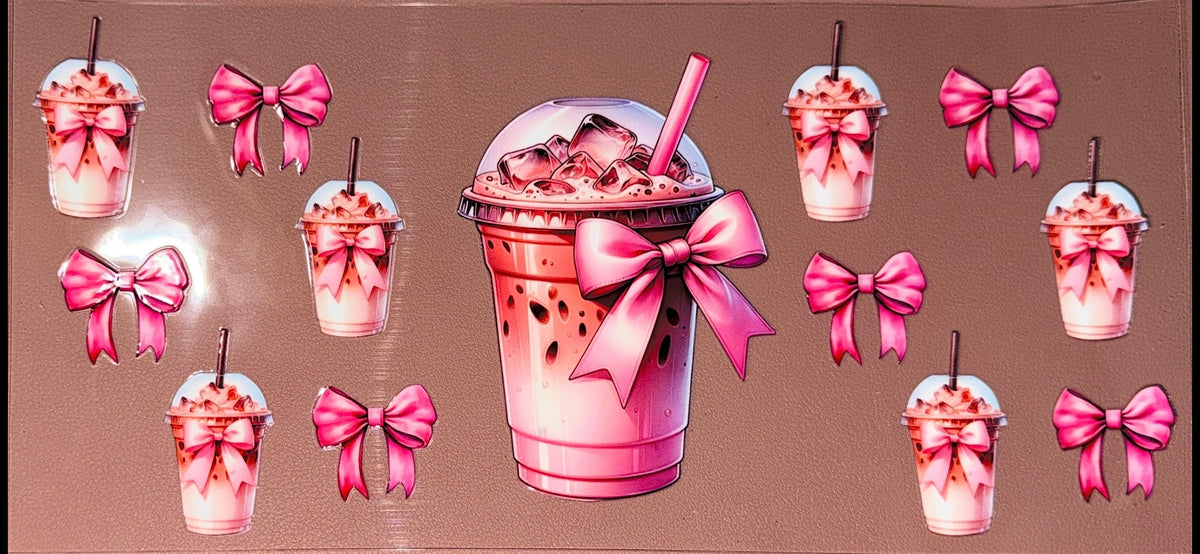 Bows and Coffee UVDTF Cup Wrap