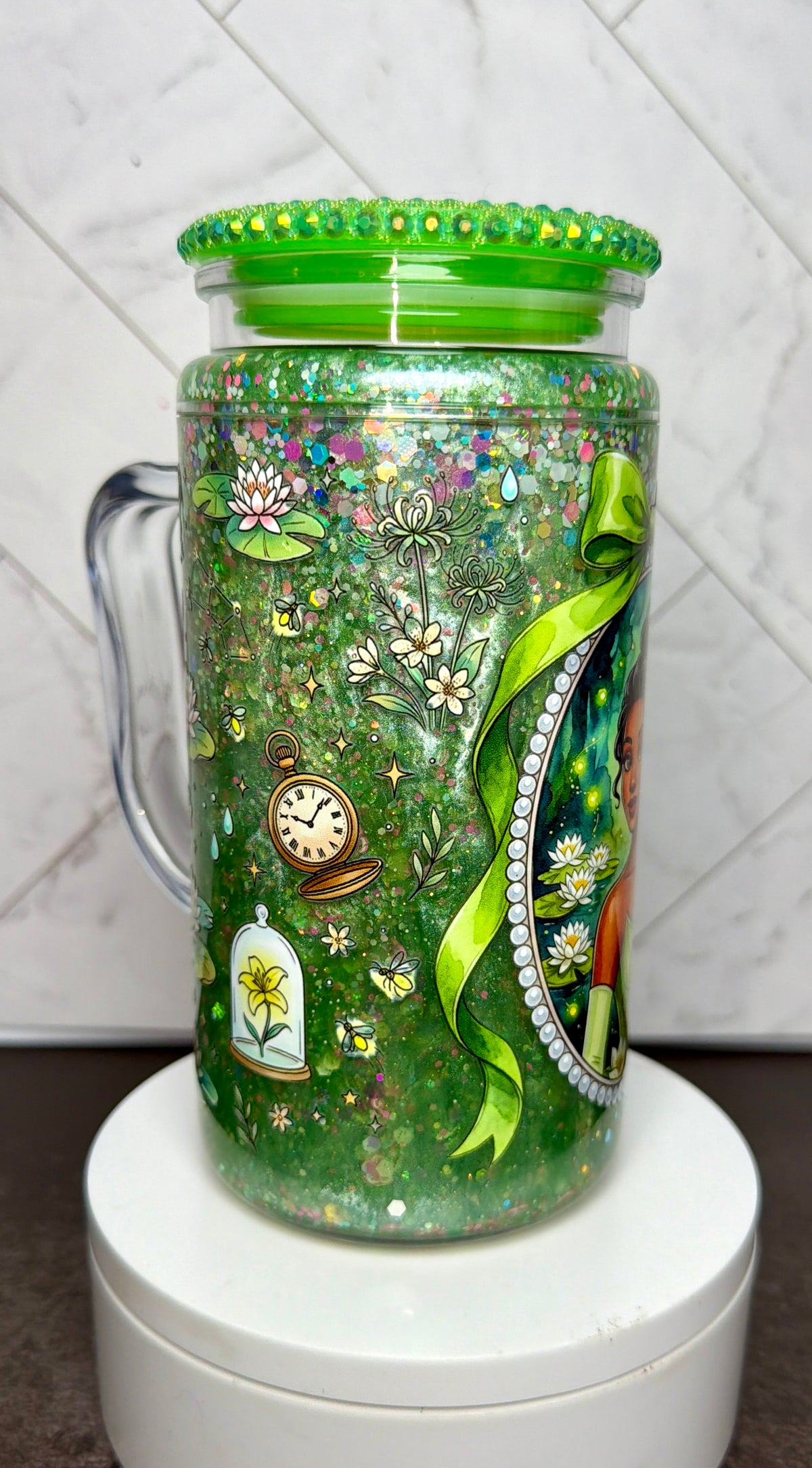 Emerald Enchanted Waterfall Cup