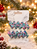 Christmas Confetti Hair Clips