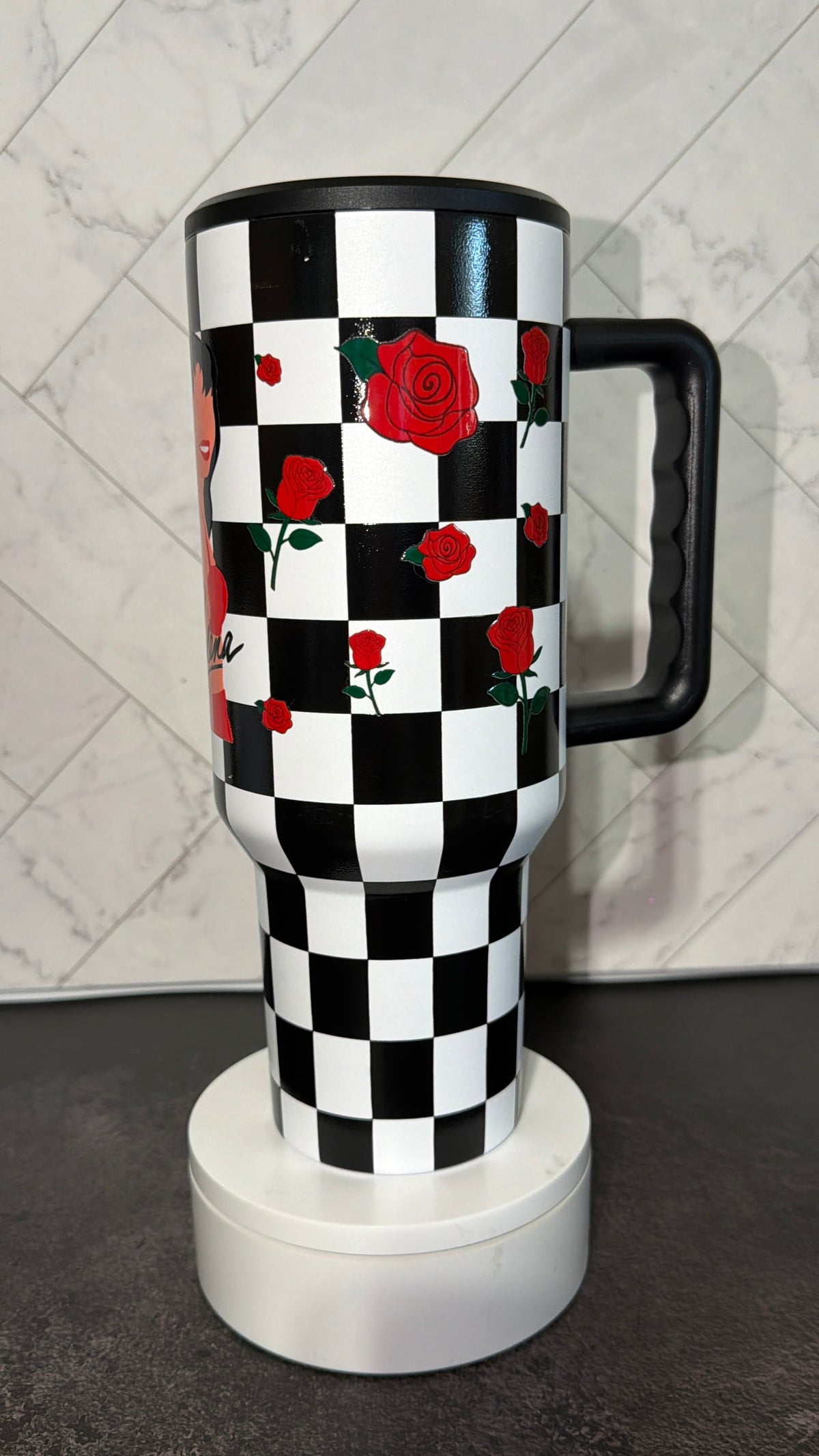 Como La Flor Stainless Steel Tumbler