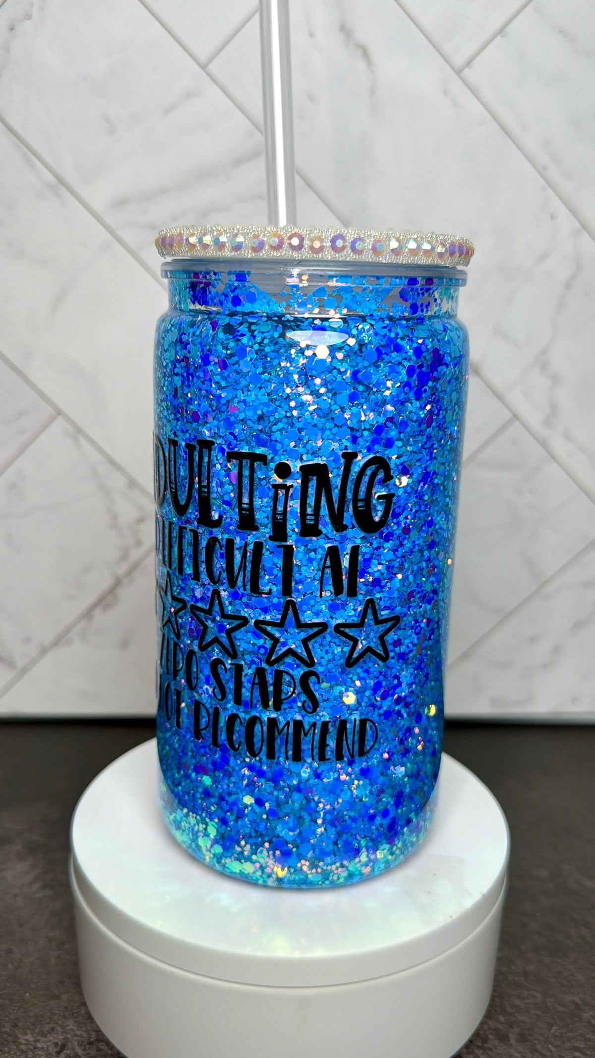 Adulting Snowglobe Cup