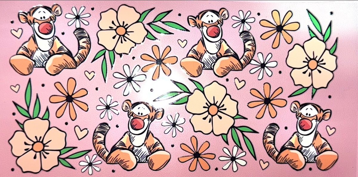 Bouncy Tiger UVDTF Cup Wrap