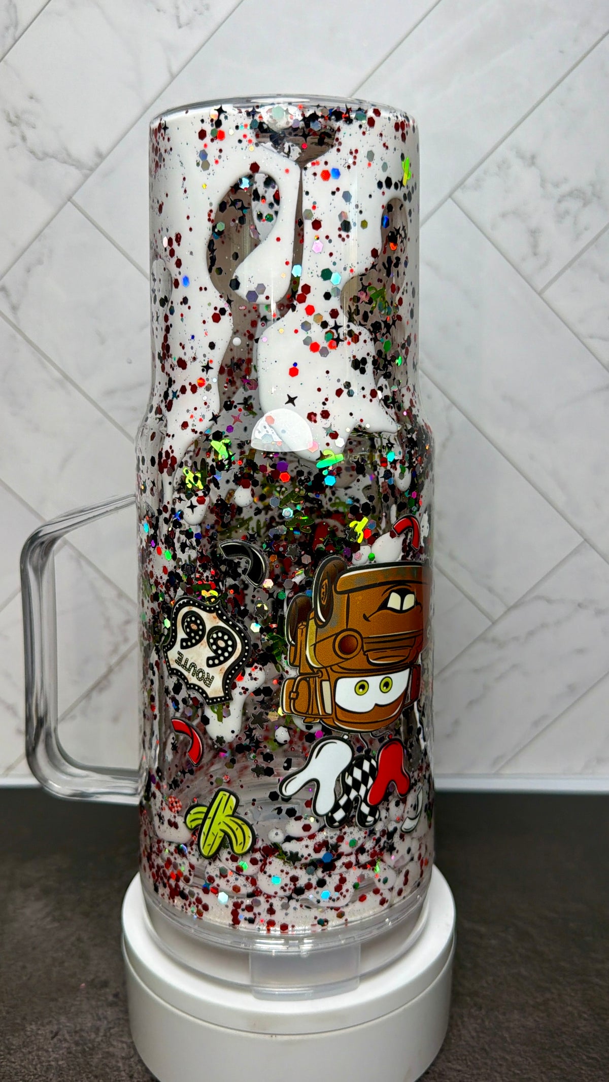 Route 66 Lava Snowglobe Cup