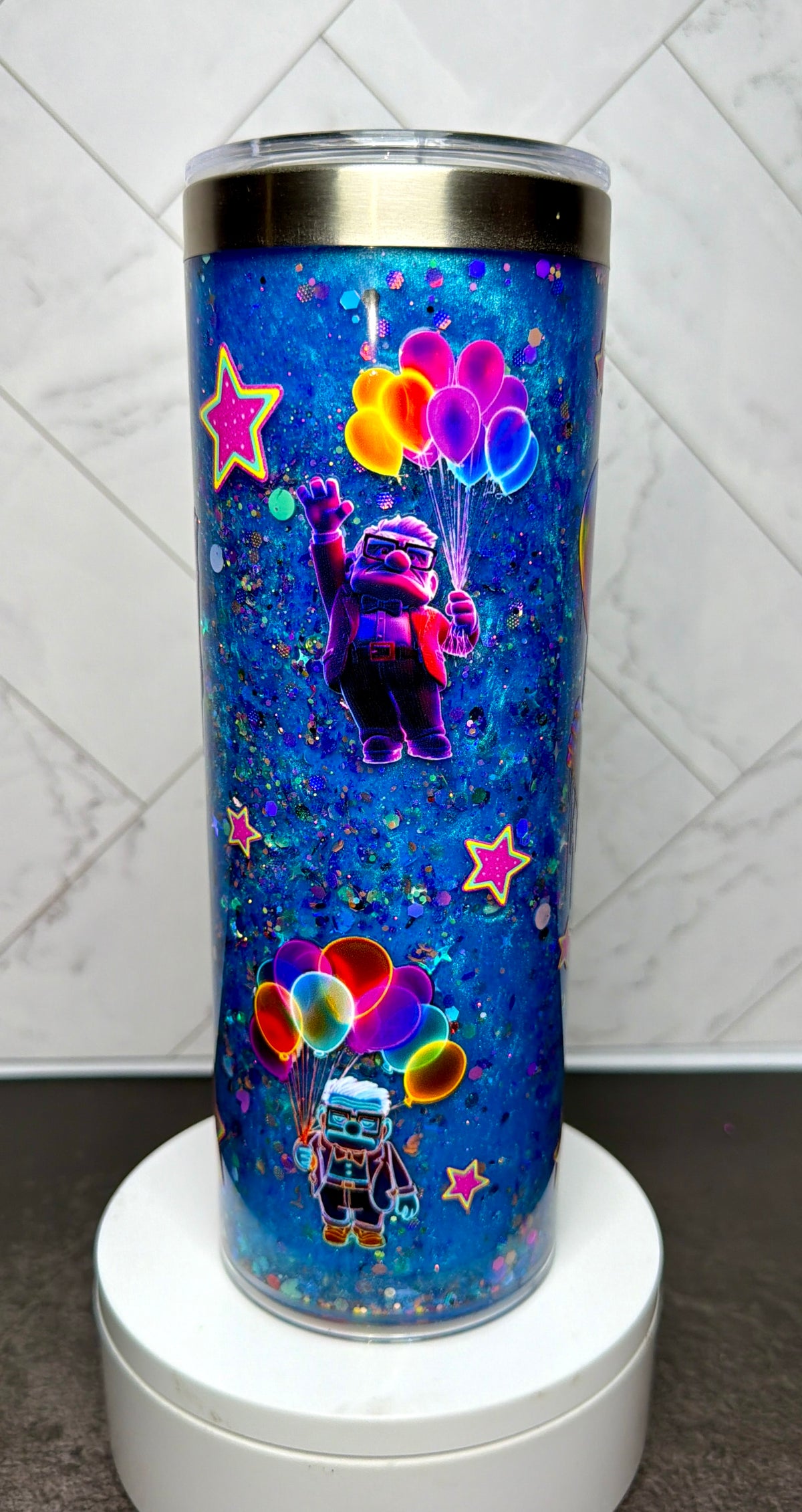 Adventure Is Out There Waterfall Snowglobe Cup