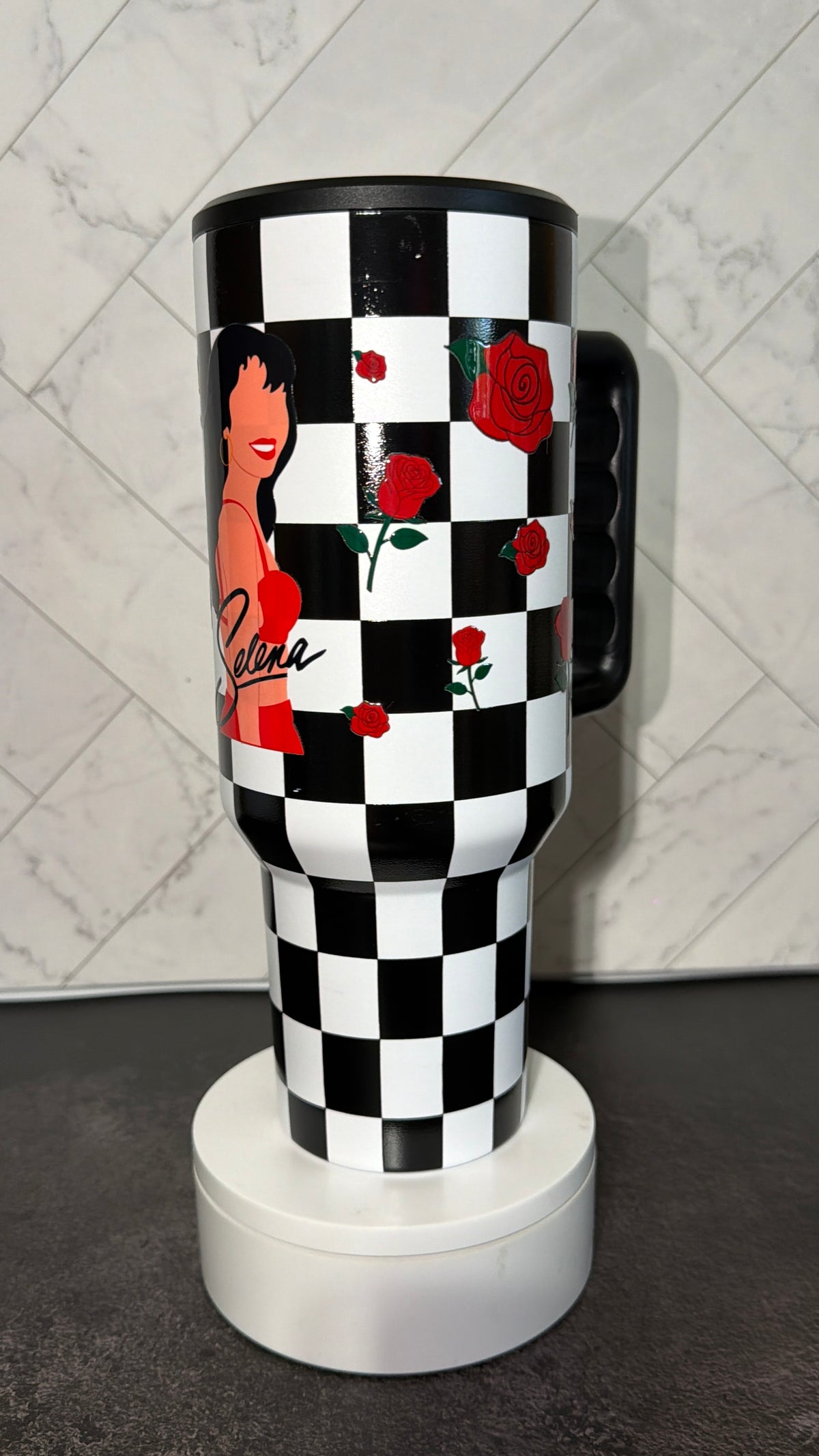 Como La Flor Stainless Steel Tumbler