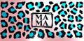 Blue Leopard Mama UVDTF Cup Wrap