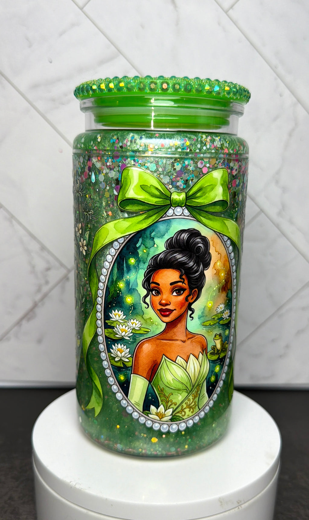 Emerald Enchanted Waterfall Cup