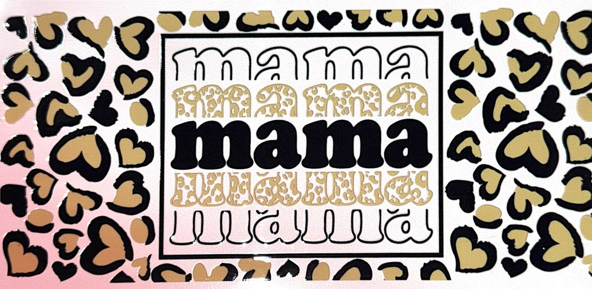 Leopard Mama UVDTF Cup Wrap
