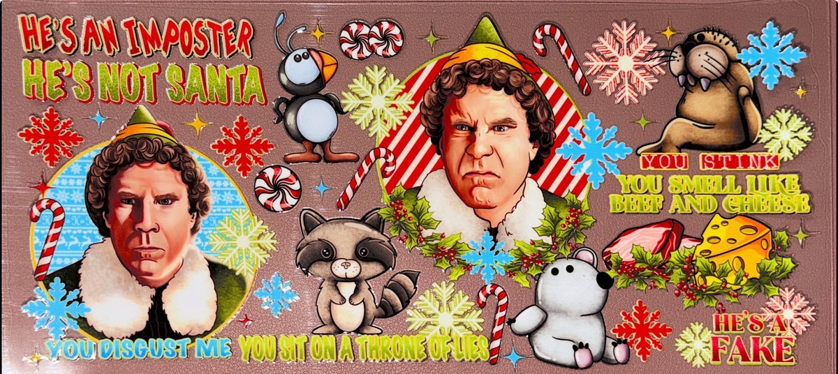 Christmas Elf UVDTF Cup Wrap