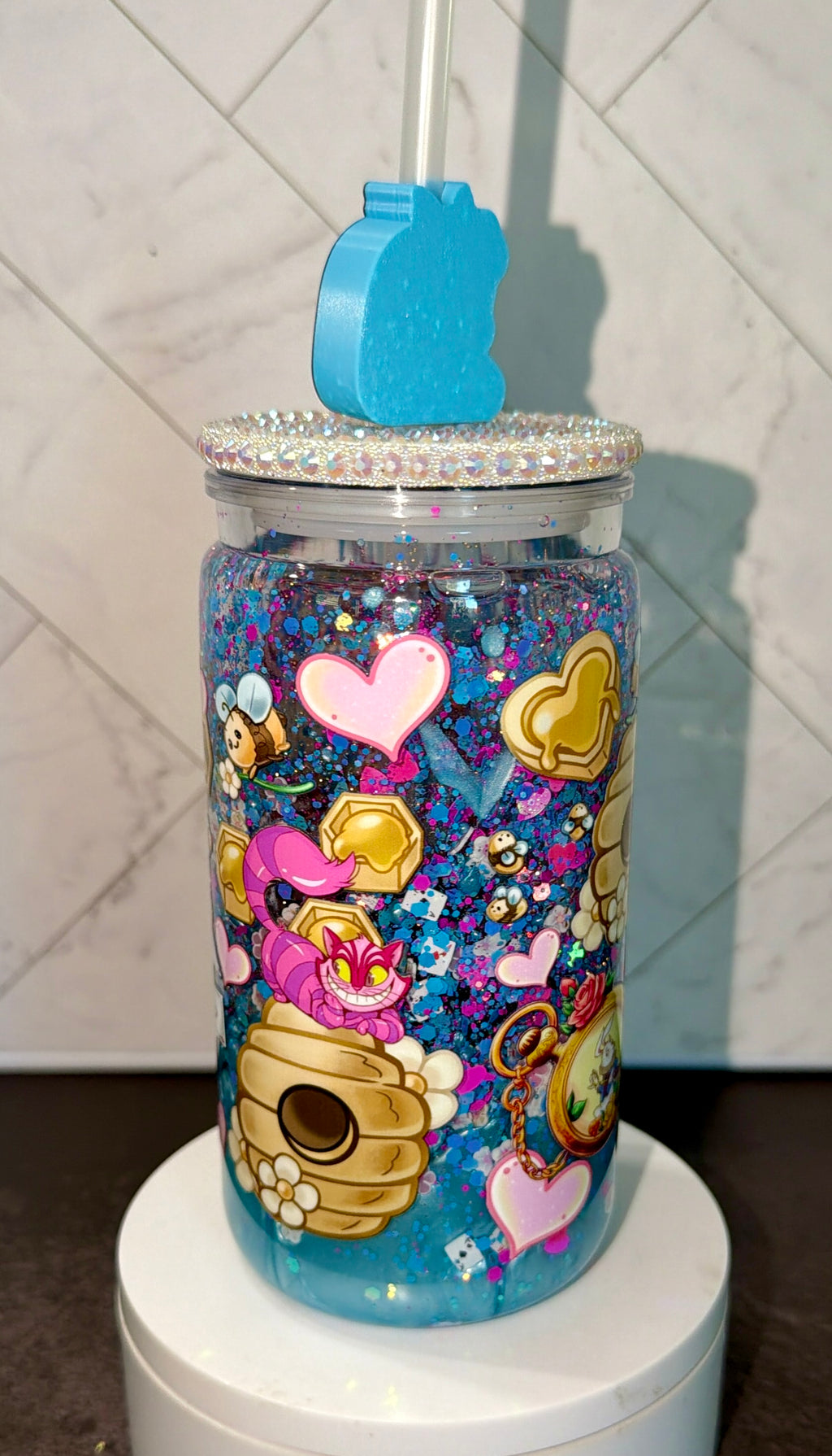 Tea Party Lava Snowglobe Cup