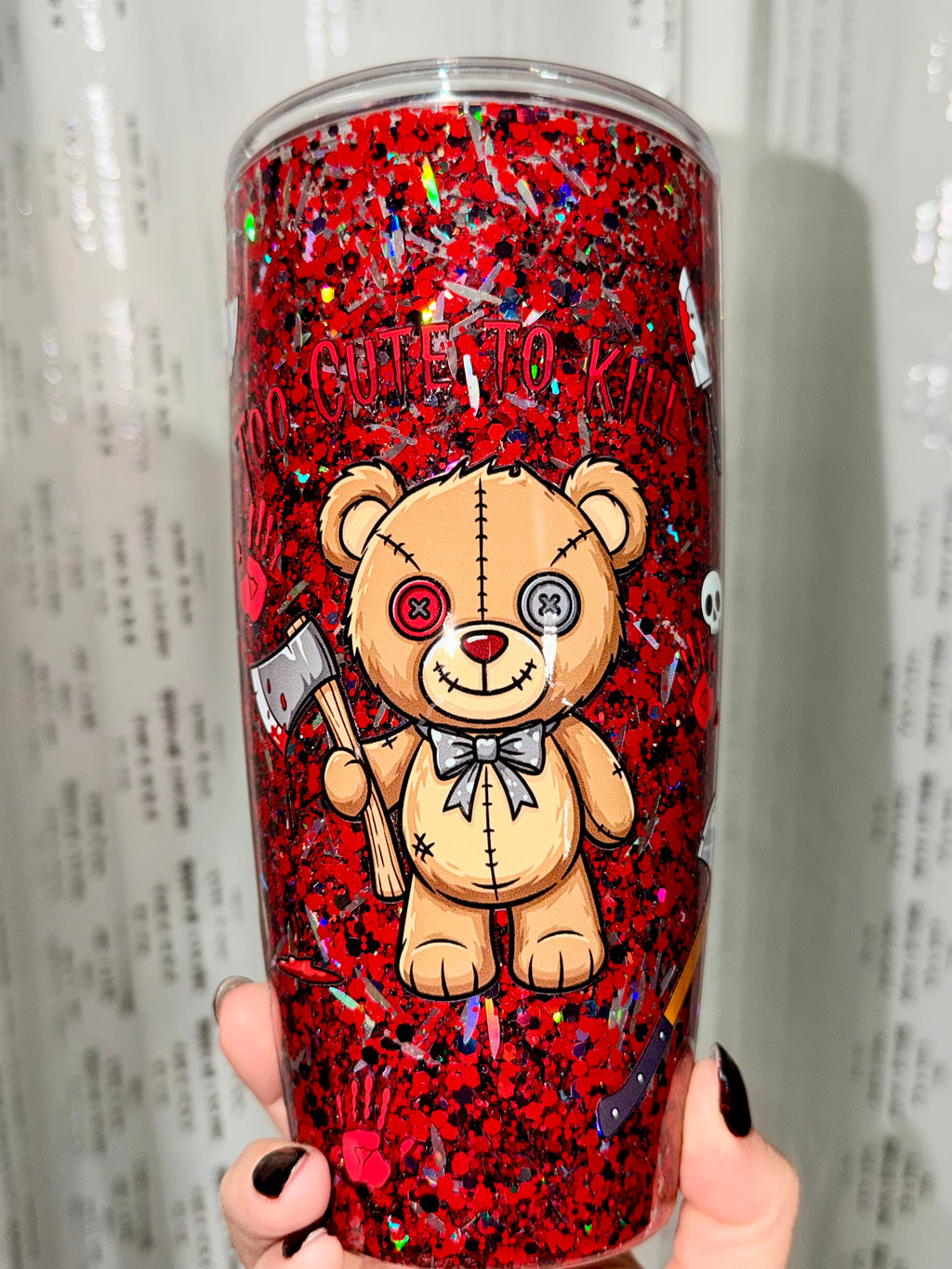 Spooky Movie Night Snowglobe Cup