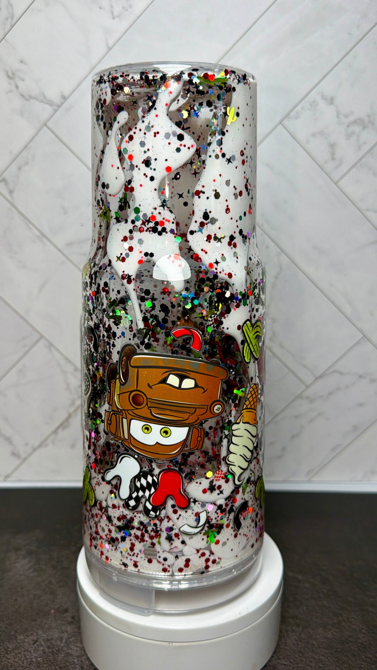 Route 66 Lava Snowglobe Cup