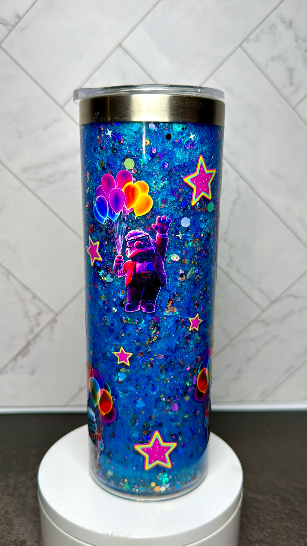 Adventure Is Out There Waterfall Snowglobe Cup