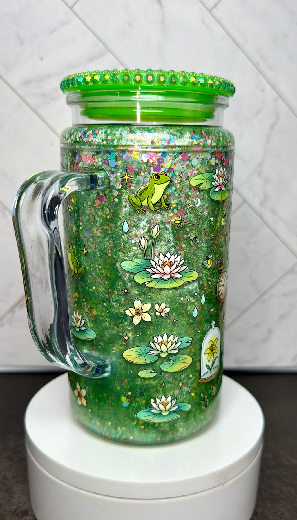 Emerald Enchanted Waterfall Cup