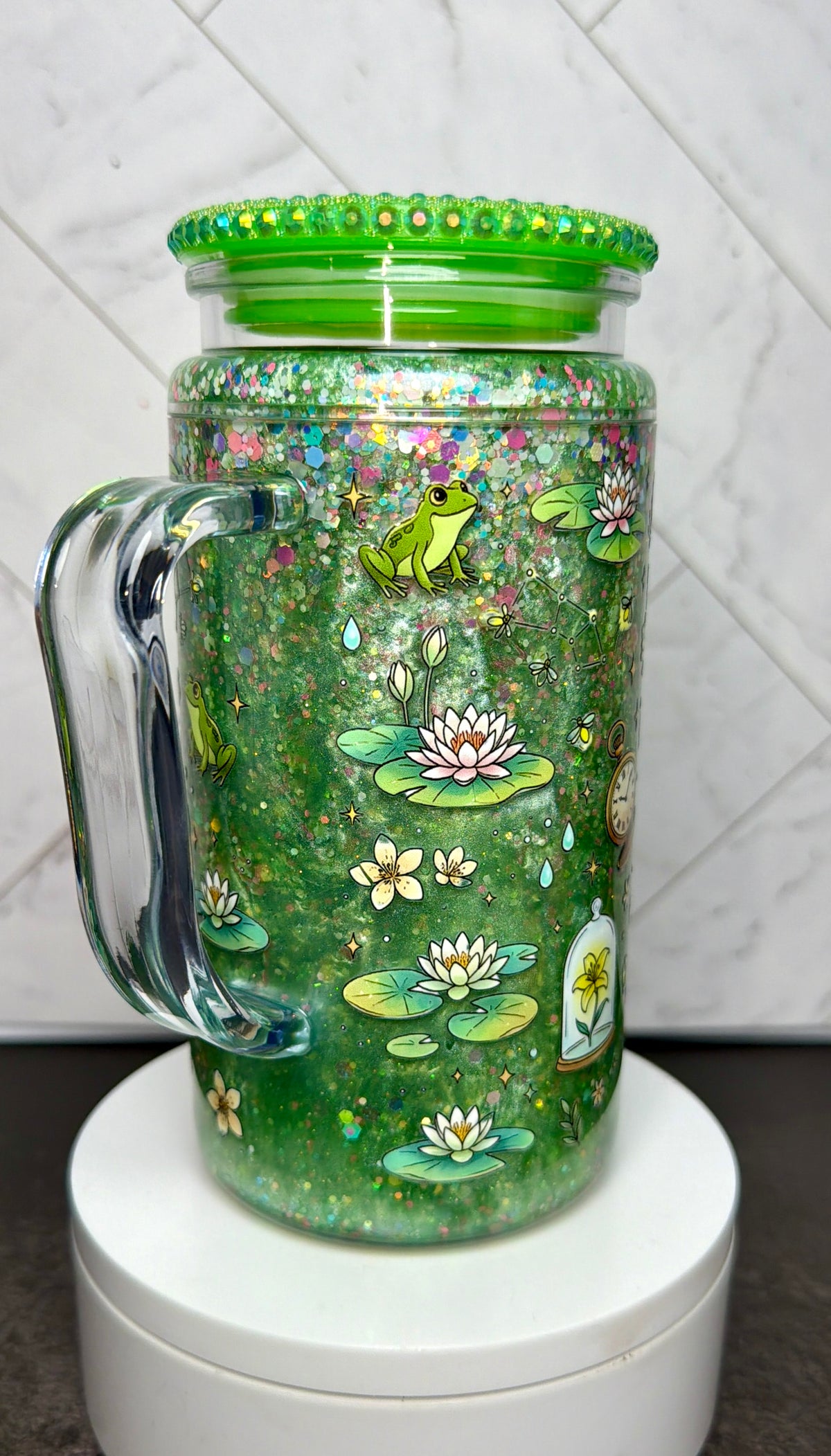 Emerald Enchanted Waterfall Cup
