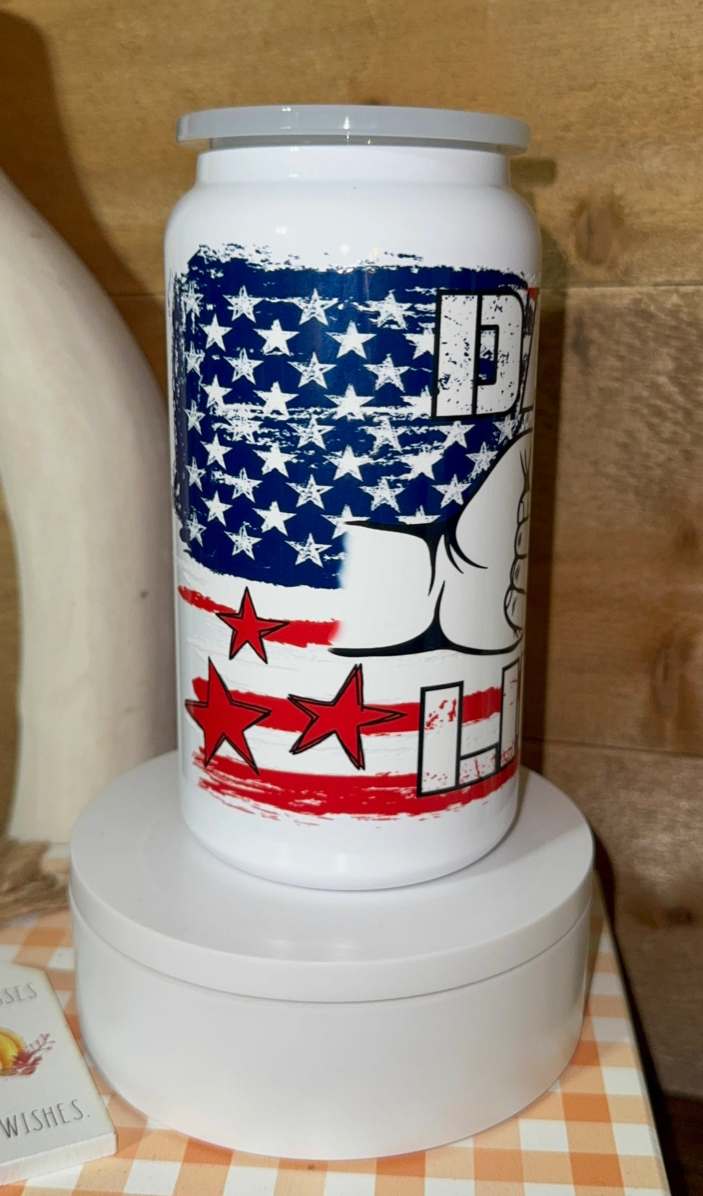 Dad Life Patriotic Stainless Steel Tumbler