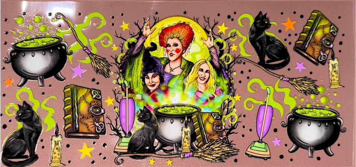 Halloween Sisters UVDTF Cup Wrap