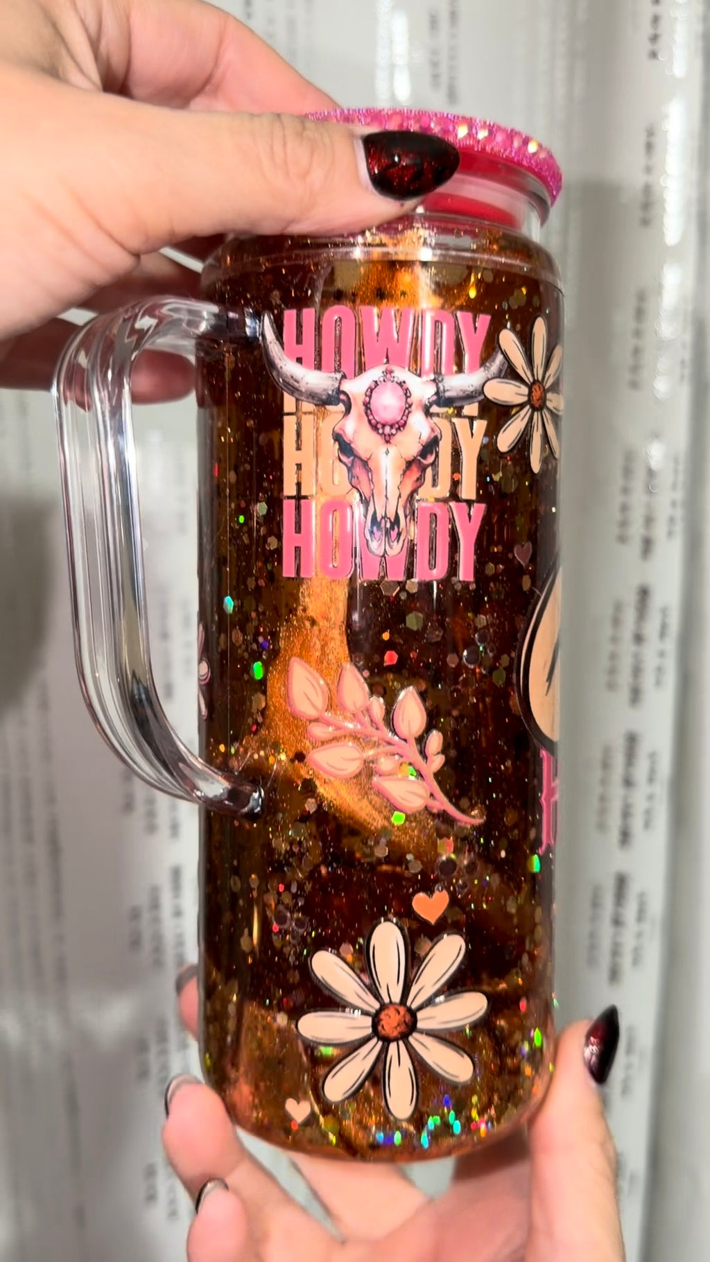 Howdy Lava Snowglobe Cup