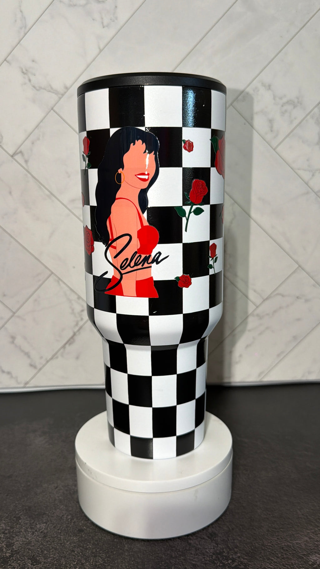 Como La Flor Stainless Steel Tumbler