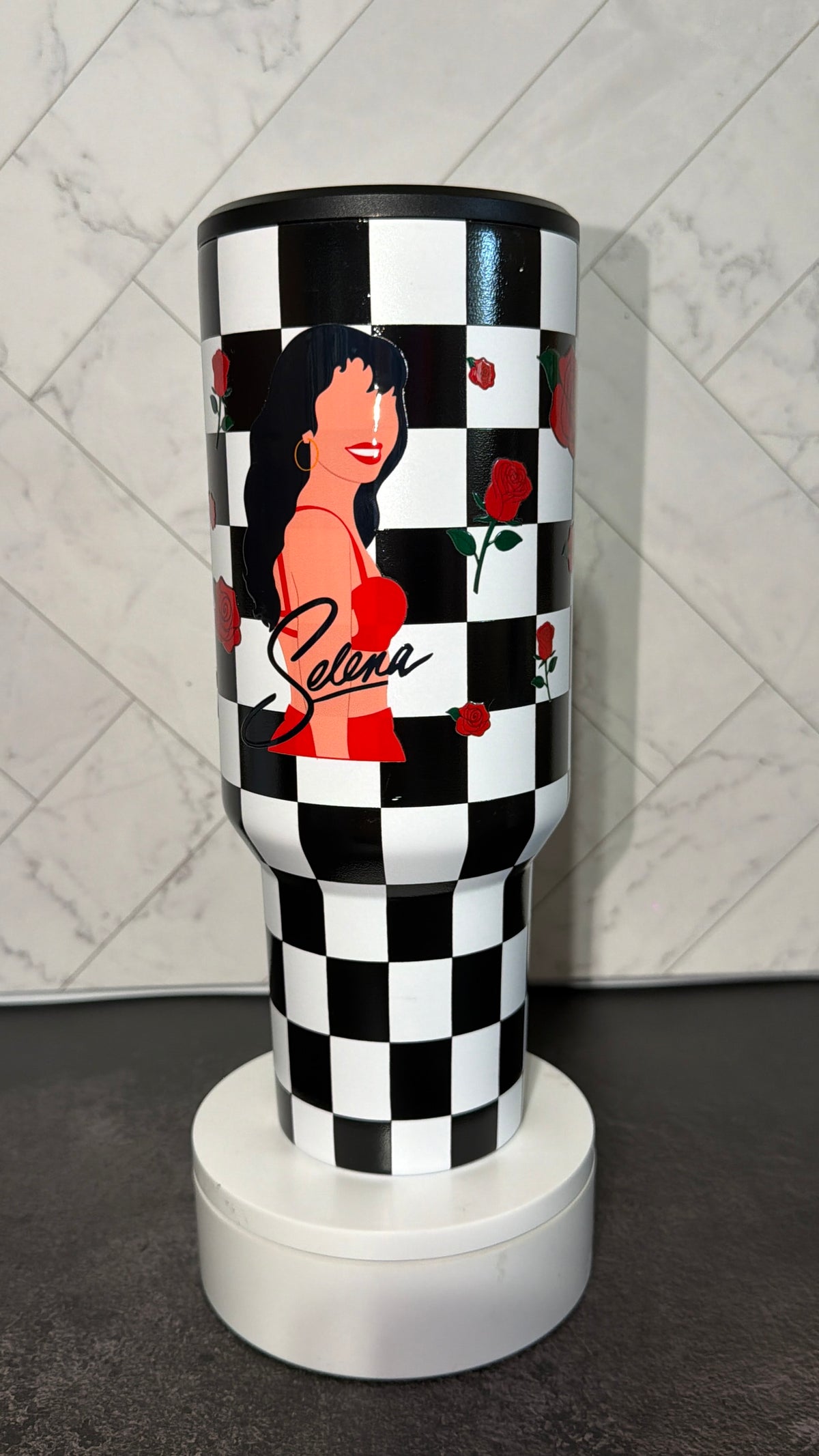 Como La Flor Stainless Steel Tumbler