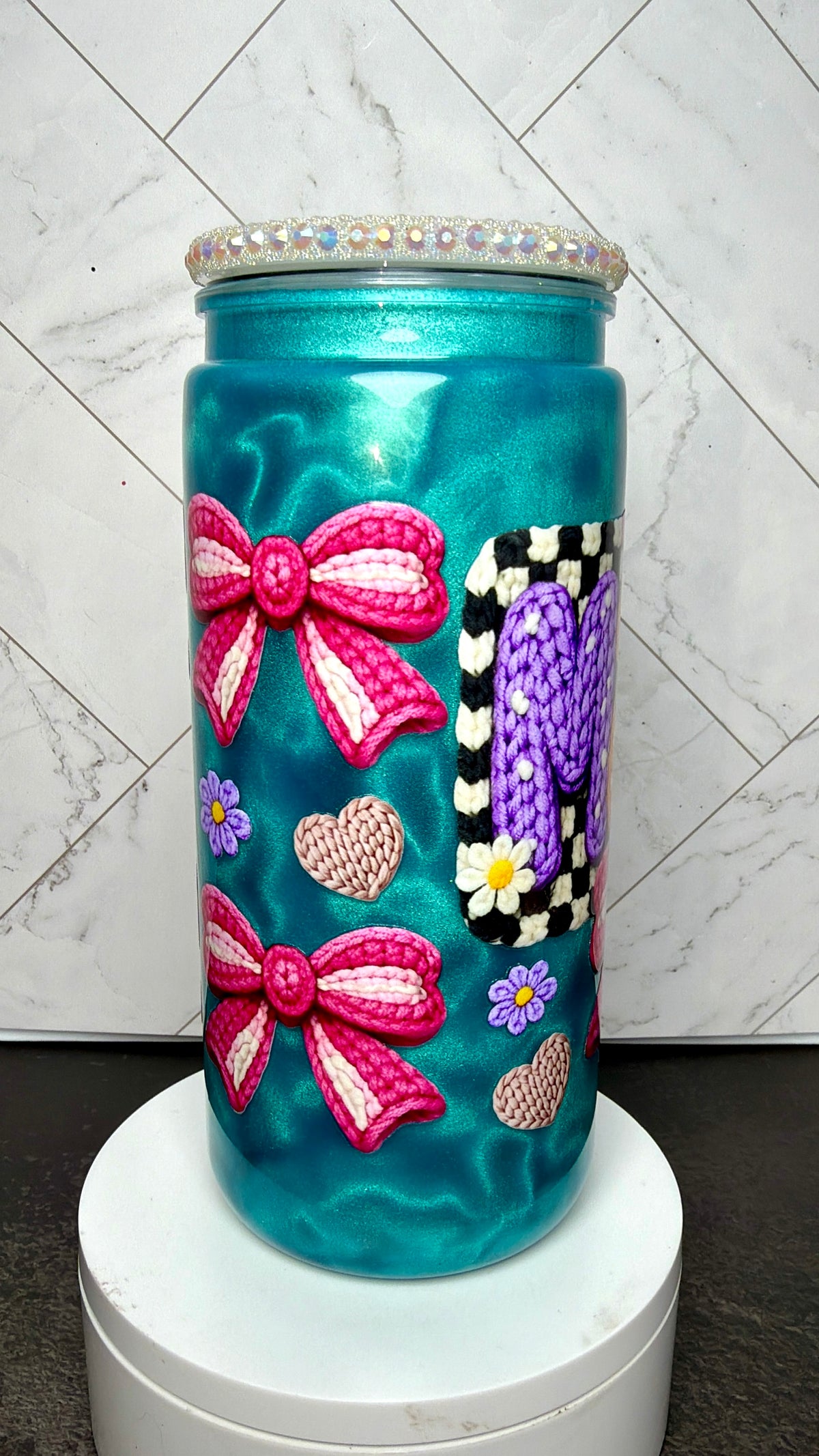 Mama Cat Eye Snowglobe Cup