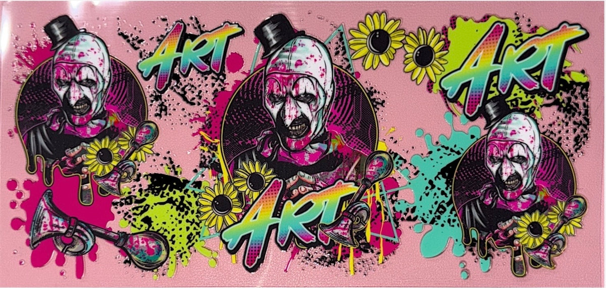 Clown UVDTF Cup Wrap