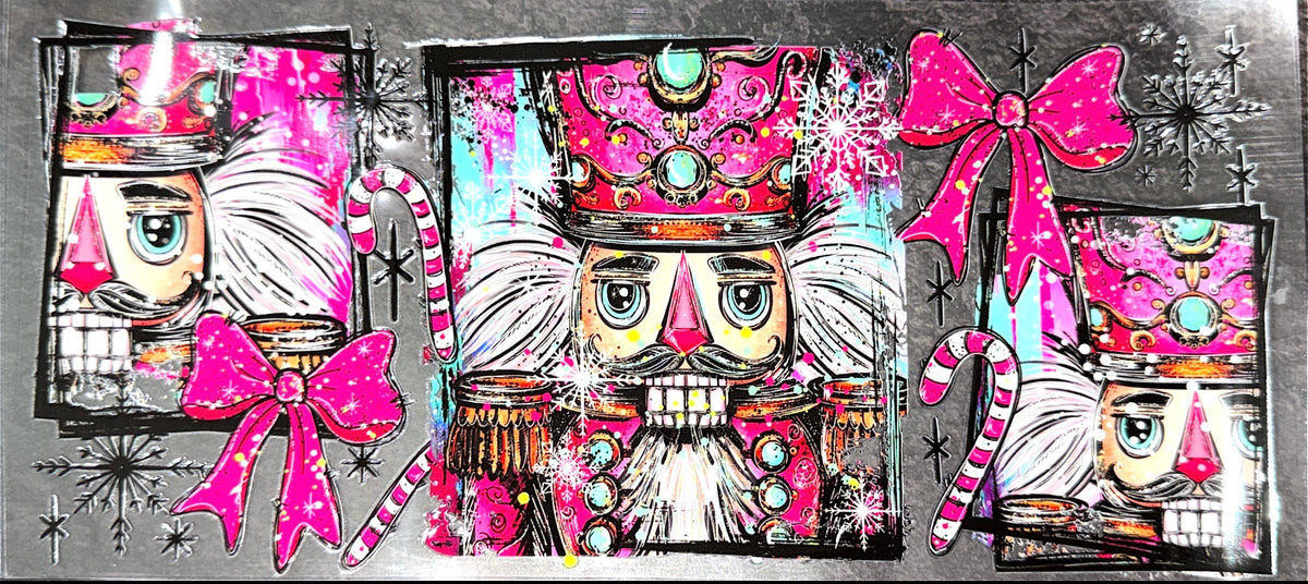 Pink Nutcracker UVDTF Cup Wrap