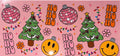 Retro HO HO HO UVDTF Cup Wrap