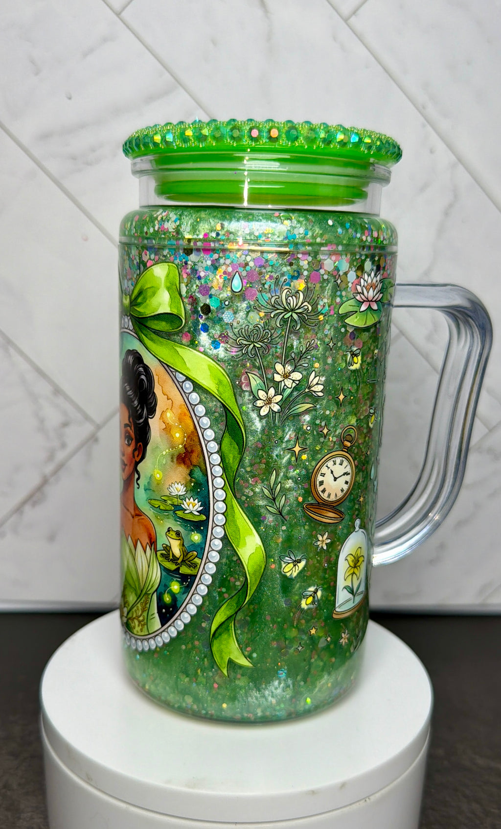 Emerald Enchanted Waterfall Cup