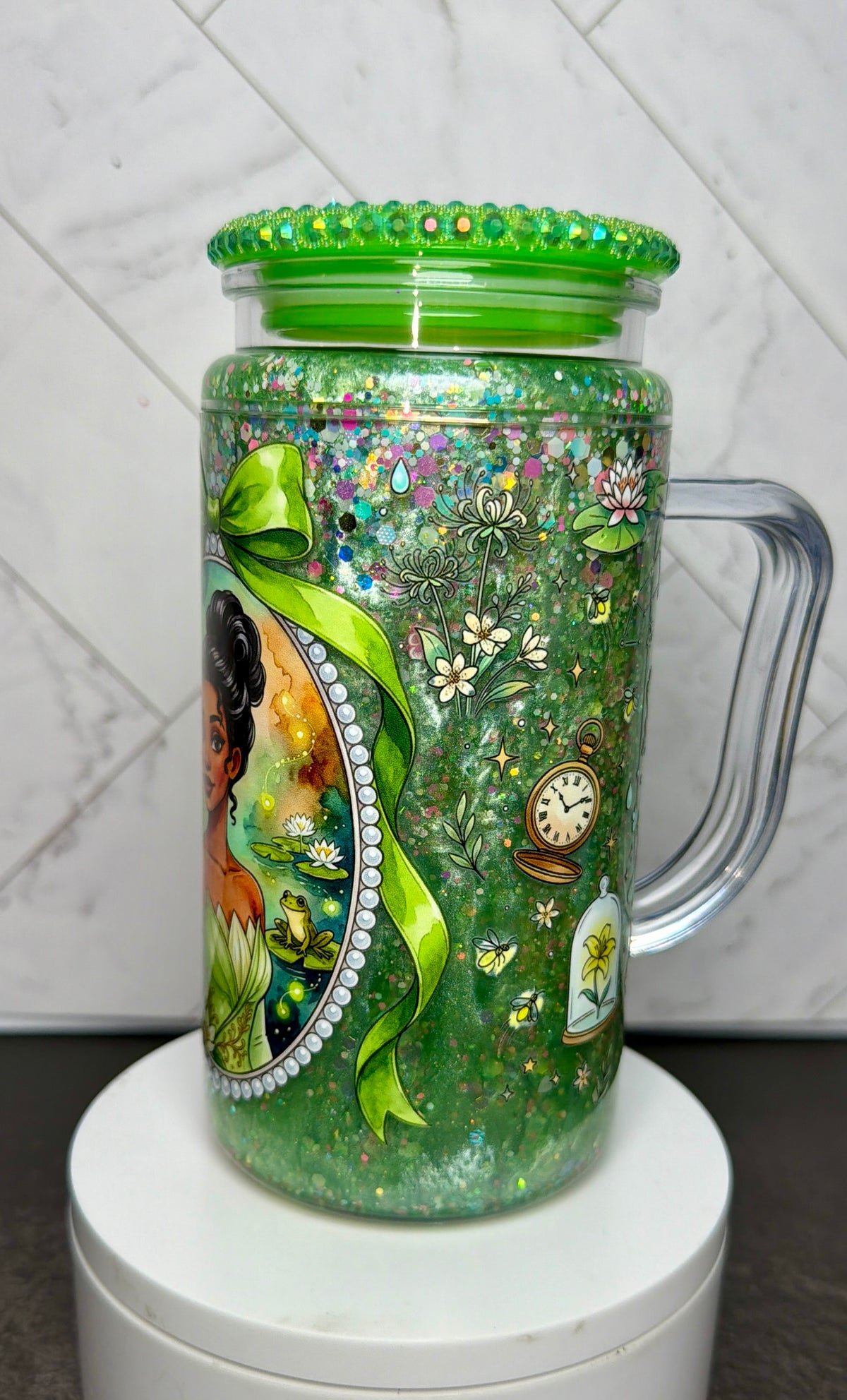 Emerald Enchanted Waterfall Cup