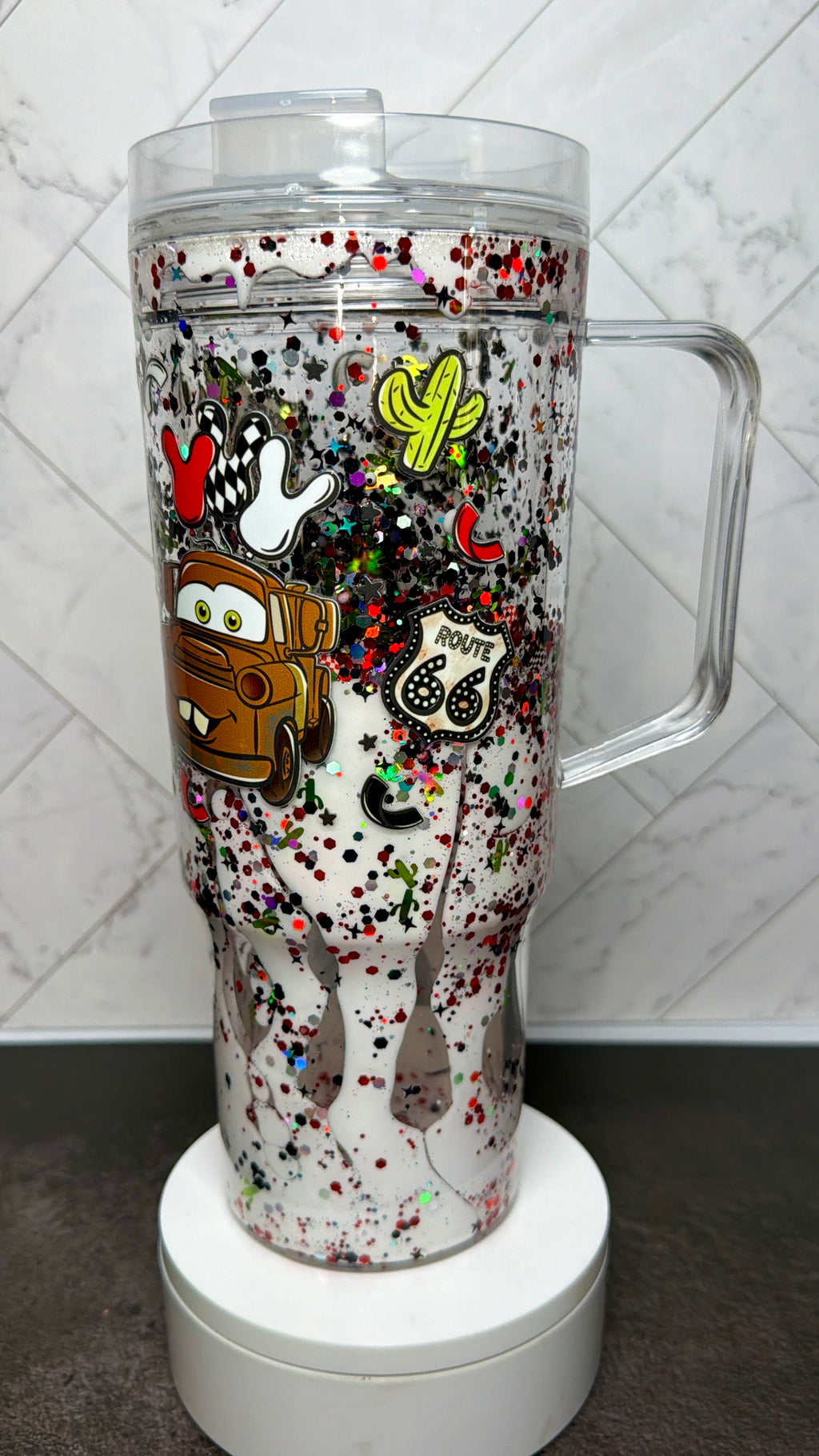 Route 66 Lava Snowglobe Cup