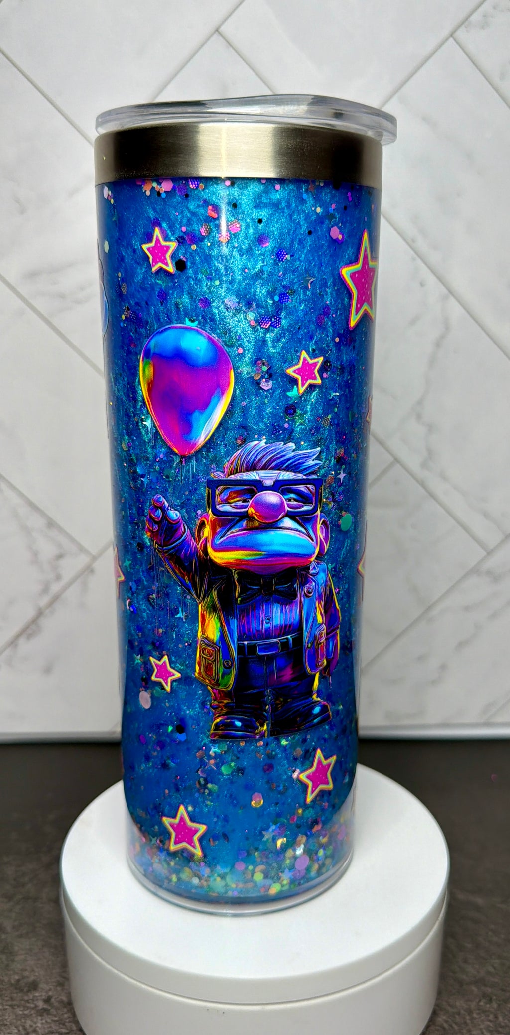 Adventure Is Out There Waterfall Snowglobe Cup