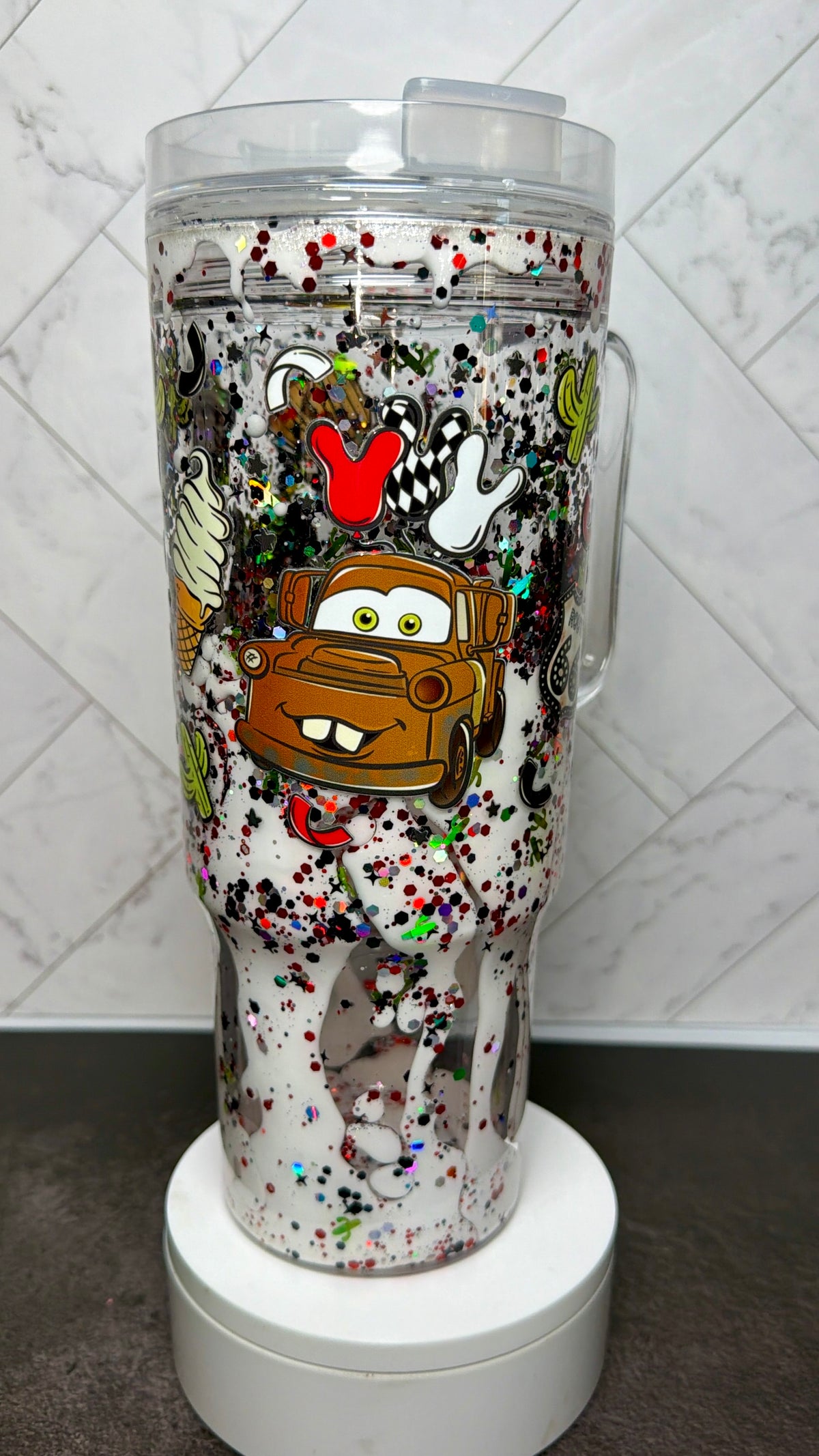 Route 66 Lava Snowglobe Cup