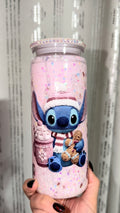 Pink Holiday Lava Snowglobe Cup