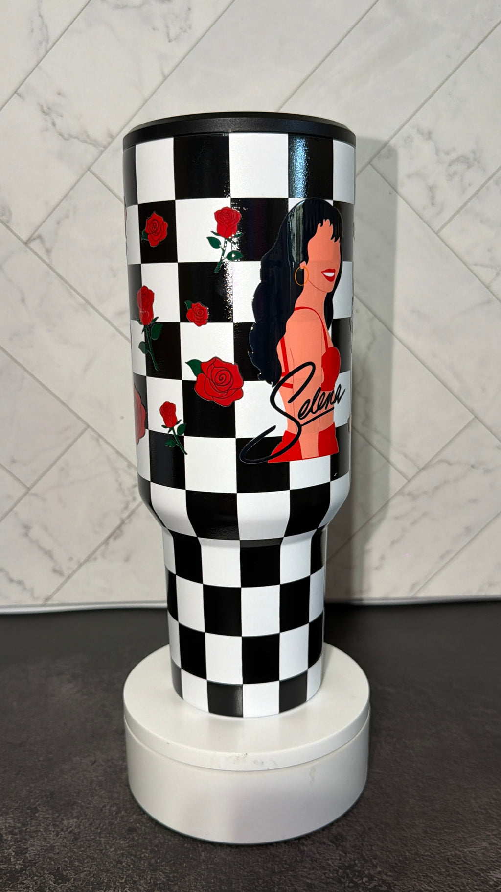 Como La Flor Stainless Steel Tumbler